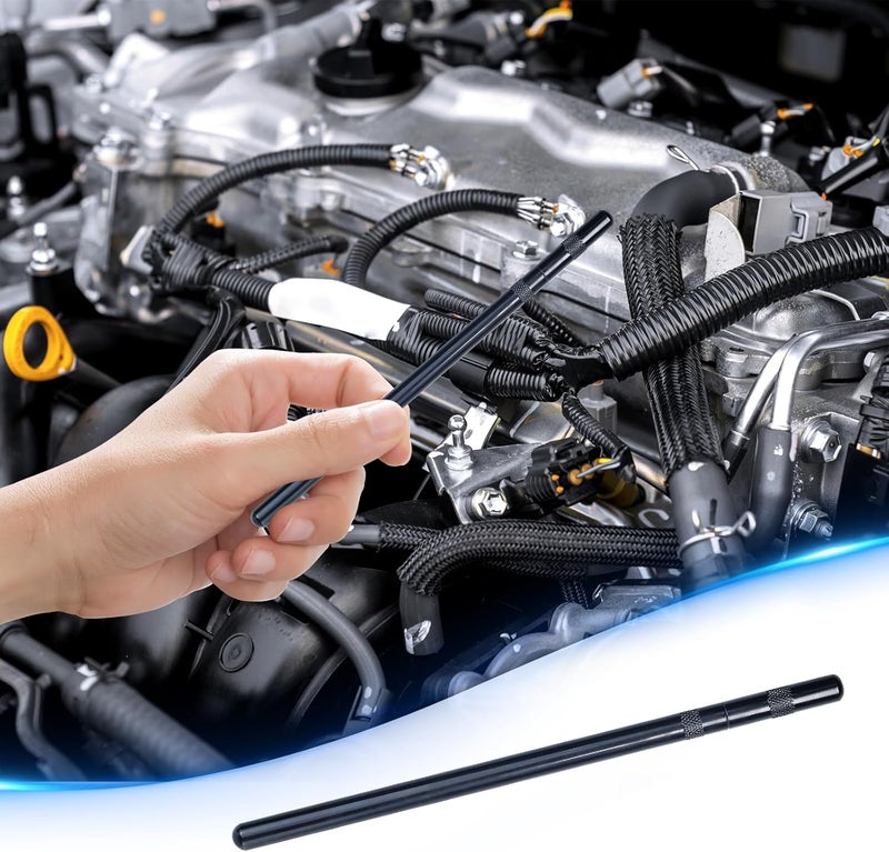 Flylin Push Rod Length Checker, 7702-1 Pushrod Measuring Tool with Adjustable Range 6.8" to 7.8", Black Metal Push Rod Length Checking Tool for LS engine - Image 2